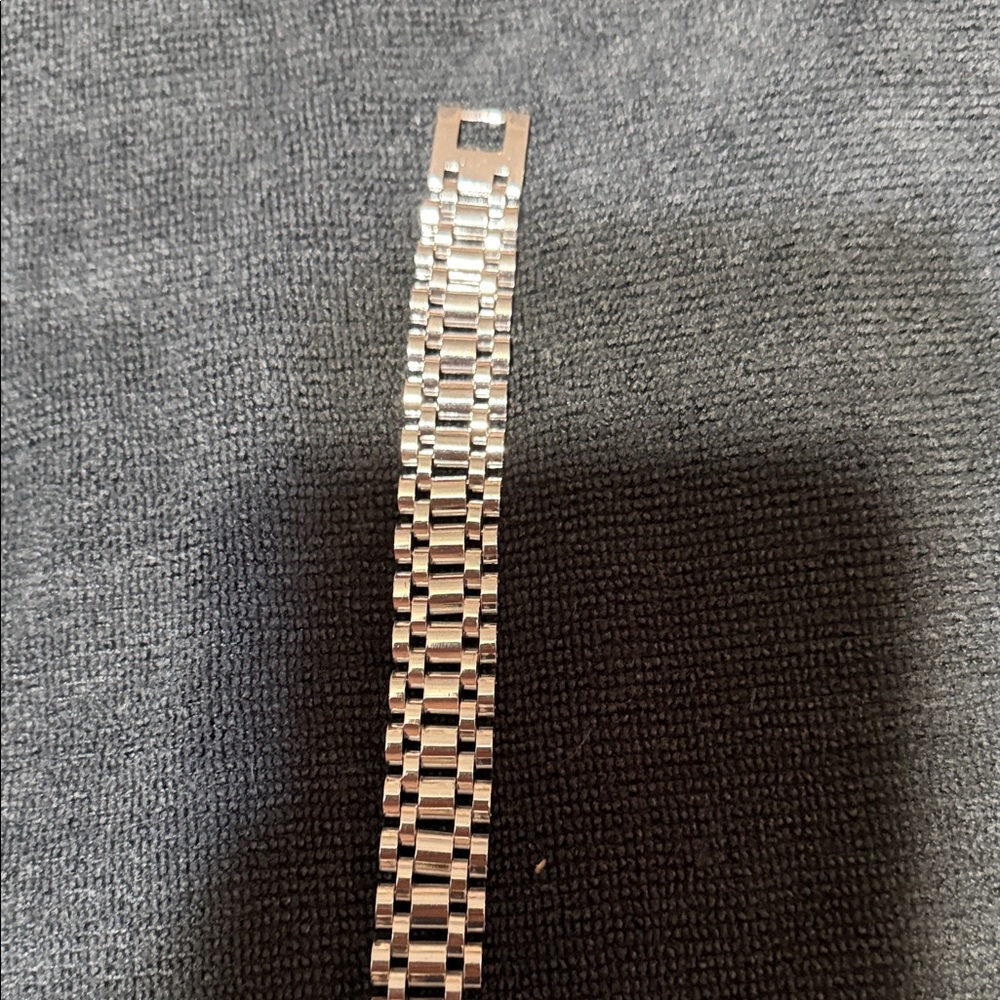 Silver Metal Watch Band
